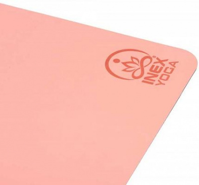 Коврик для йоги InEx Yoga PU Mat персиковый