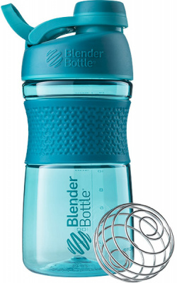 Шейкер Blender Bottle SportMixer Tritan Twist Cap 591 мл Full Color Teal