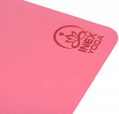 Коврик для йоги InEx Yoga PU Mat розовый