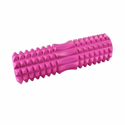 Валик для фитнеса Strong 45х13 см, розовый 