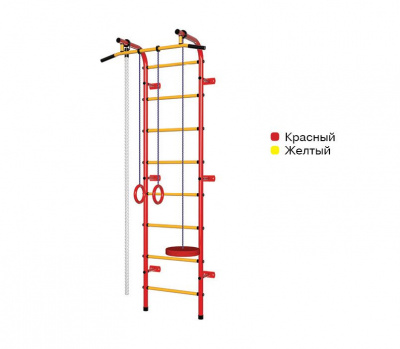 ДСК "Пионер С1Н" красно/жёлтый (окрашенные ступени)