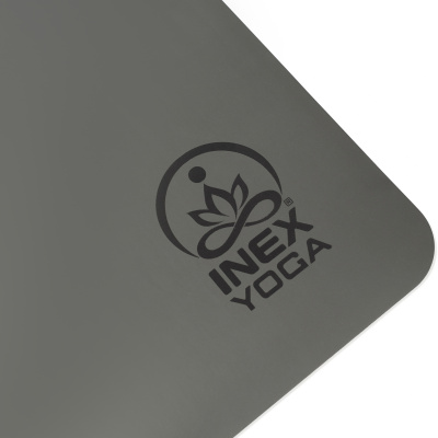 Коврик для йоги InEx Yoga PU Mat темно-серый