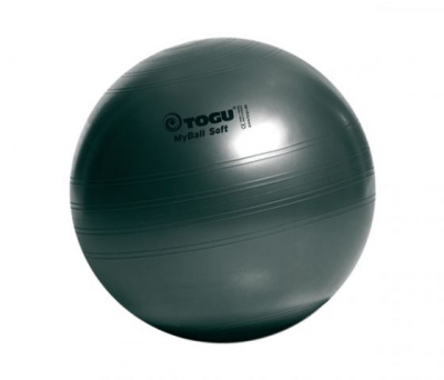 Гимнастический мяч Togu My Ball Soft 65 см черный перламутровый