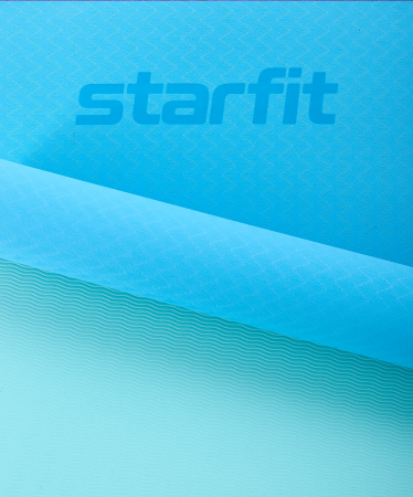 Коврик для йоги и фитнеса Starfit FM-201, TPE, 173x61 см