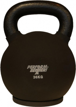 Гиря обрезиненная Perform Better Neoprene Kettlebell 36 кг коричневая