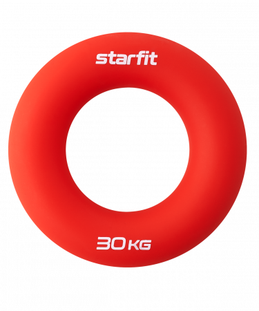 Эспандер кистевой Starfit ES-403 Кольцо, диаметр 8,8 см, 30 кг, силикагель, красный