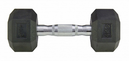 Гантель гексагональная Start Up HD1706 4 кг обрезиненная