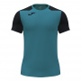 Футболка мужская Joma Record II черно-бирюзовая