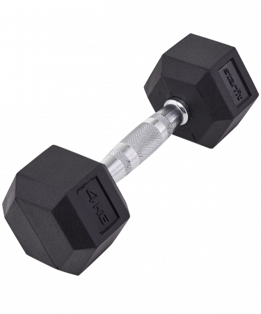 Гантель гексагональная обрезиненная Starfit DB-301 4 кг