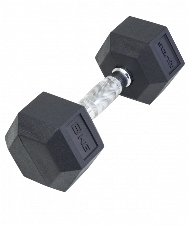 Гантель гексагональная обрезиненная Starfit DB-301 8 кг