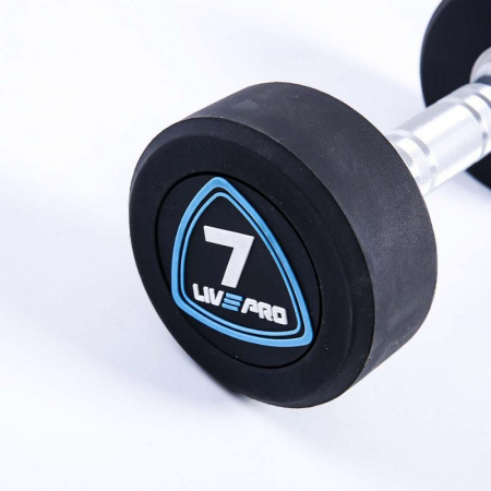 Гантели уретановые Livepro Studio Dumbbells 7 кг