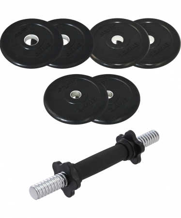 Гантель разборная Starfit DB-712 10 кг, обрезиненная