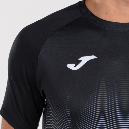 Футболка мужская Joma Elite VII черно-белая