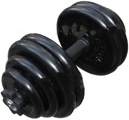 Гантель разборная обрезиненная Profigym 30 кг