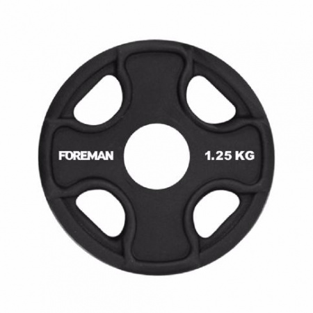 Диск обрезиненный Foreman PRR 1,25 кг (51 мм, черный)