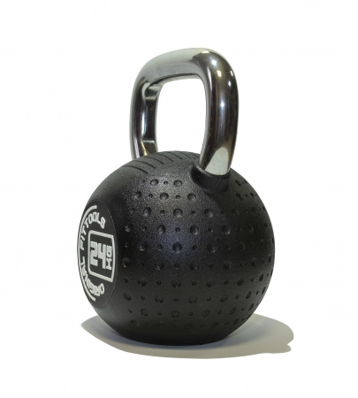 Гиря обрезиненная Original FitTools с хромированной ручкой 24 кг
