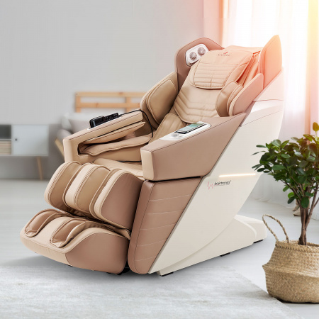Массажное кресло нового поколения Casada AlphaSonic 3 кремовый