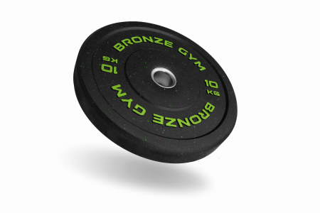 Диск бамперный Bronze Gym 10 кг (51 мм, черный)
