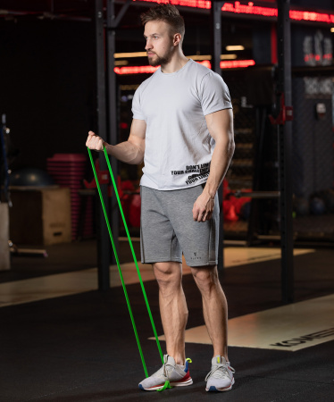 Эспандер ленточный для кросс-тренинга Starfit ES-803, 2-15 кг, 208х1,3 см, зеленый