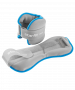 Утяжелители универсальные Starfit WT-501, 1 кг x 2, синий/серый