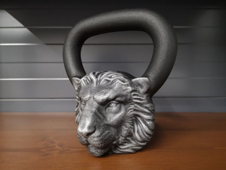 Гиря чугунная Iron Head Лев 8 кг