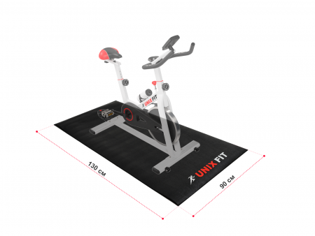 Коврик для кардиотренажёров Unix Fit 130x90x0,6 см