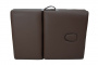 Массажный стол Atlas Sport 70 см LUX (с memory foam) складной 3-с деревянный (коричневый)