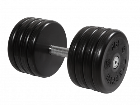 Гантель неразборная Barbell Классик 45 кг с вращающейся ручкой