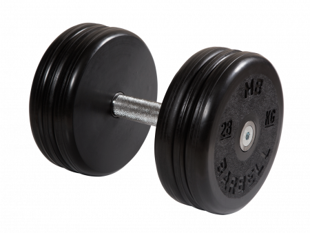 Гантель неразборная Barbell Классик 28 кг с вращающейся ручкой