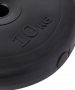 Диск пластиковый BaseFit 10 кг (26 мм, черный)
