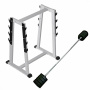 Набор неразборных штанг Iron King 10-40 кг, обрезиненные диски (8 шт)