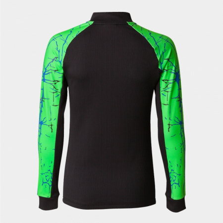Толстовка женская Joma Elite IX черно-зеленая