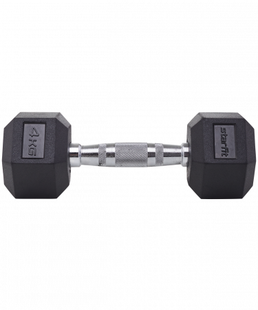 Гантель гексагональная обрезиненная Starfit DB-301 4 кг