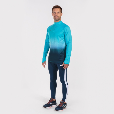 Толстовка мужская Joma Elite VII бирюзовая / темно-синяя