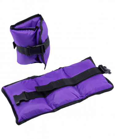 Утяжелители BaseFit 1,5 кг х 2, фиолетовый