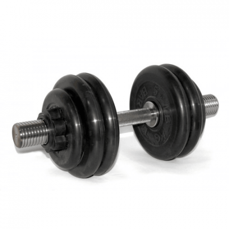 Гантель разборная Barbell 36,5 кг с резьбой 50 мм