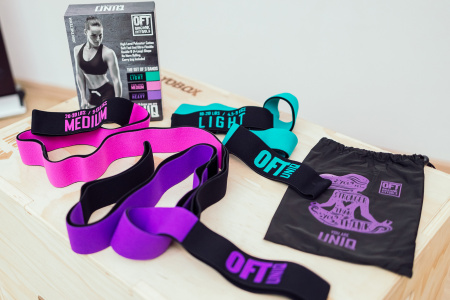 Набор из трех тканевых эспандеров Original FitTools UNIQ