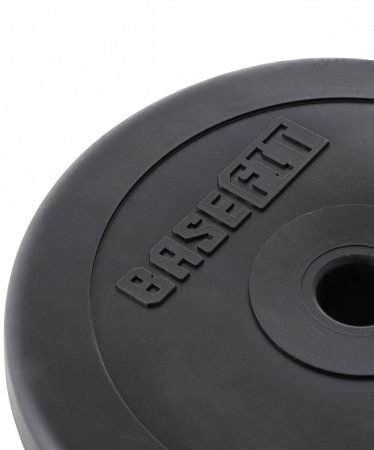 Диск пластиковый BaseFit 5 кг (26 мм, черный)