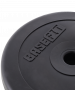 Диск пластиковый BaseFit 5 кг (26 мм, черный)