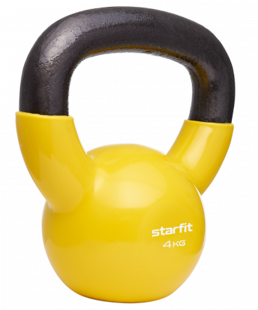 Гиря чугунная Starfit DB-401 4 кг с виниловым покрытием