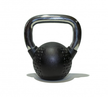 Гиря обрезиненная Original FitTools с хромированной ручкой 8 кг