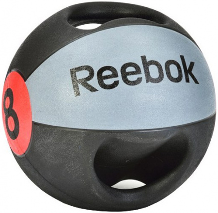 Медицинский мяч Reebok Dual Grip Ball с рукоятками