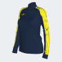 Толстовка женская Joma Elite IX сине-желтая