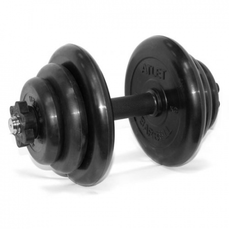 Гантель разборная Barbell 19 кг с резьбой 25 мм