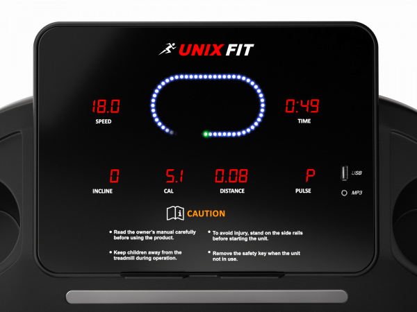 Беговая дорожка Unixfit ST-630R (черная)