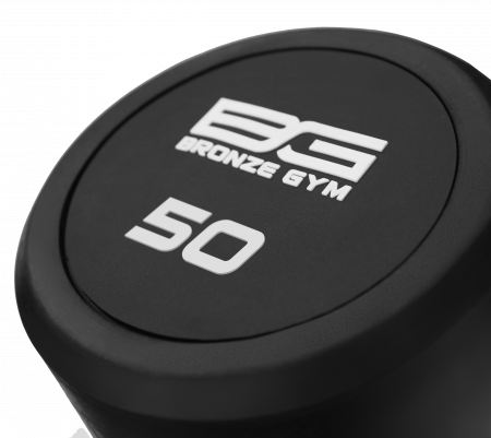 Штанга обрезиненная прямая Bronze Gym BG-PA-BB-S50 50 кг