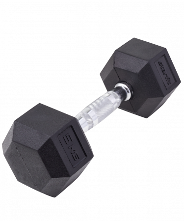 Гантель гексагональная обрезиненная Starfit DB-301 5 кг