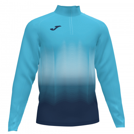 Толстовка мужская Joma Elite VII бирюзовая / темно-синяя