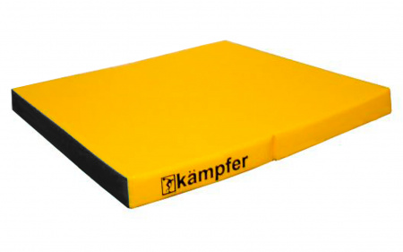 Гимнастический мат Kampfer Black Mat №4 (100 х 100 х 10) складной винилискожа