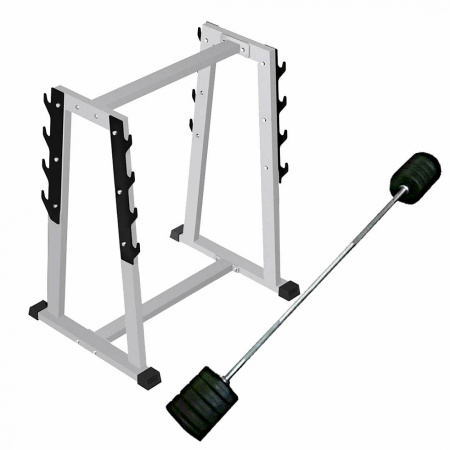 Набор неразборных штанг Iron King 10-40 кг, обрезиненные диски (16 шт)